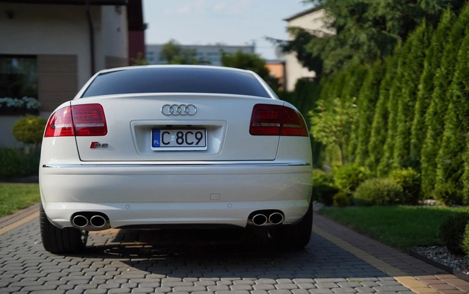 Audi S8 cena 139900 przebieg: 73000, rok produkcji 2008 z Kalisz małe 781